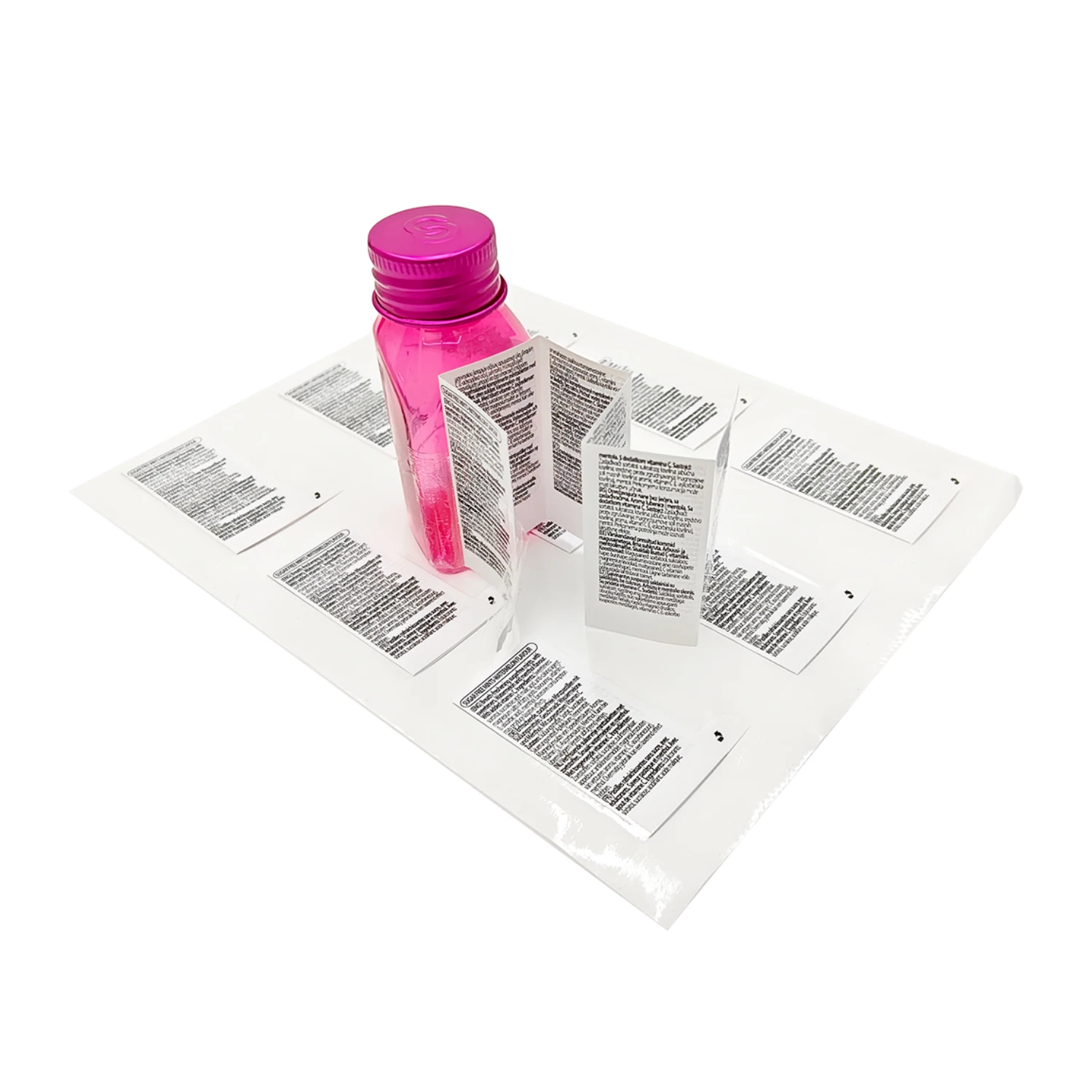 Foldable Booklet Format Paper Labels Adhesive Label with Multi-Page ...