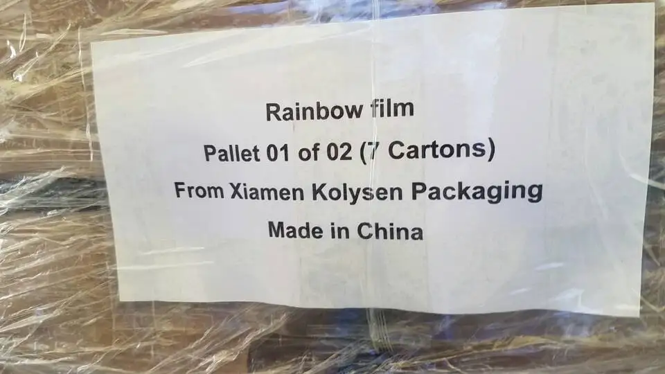 iridescente film in china