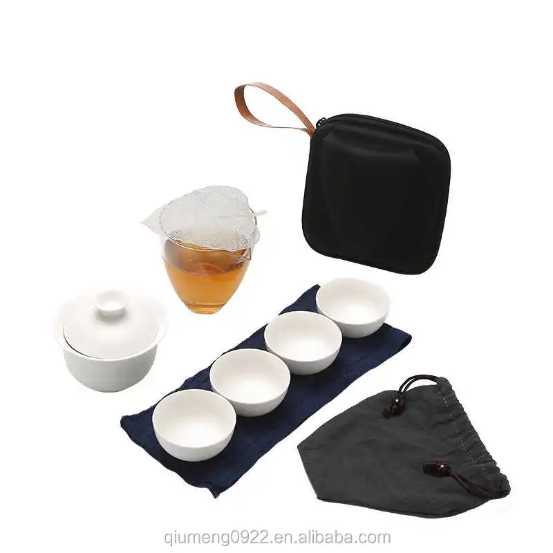 Travel Tea Set, Chinese Kung Fu Tea Set, Portable Tea Set With