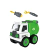 Factory Outlet Develop Intelligence Engineering Truck Toys Diy Garbage Truck Assembly For Kids