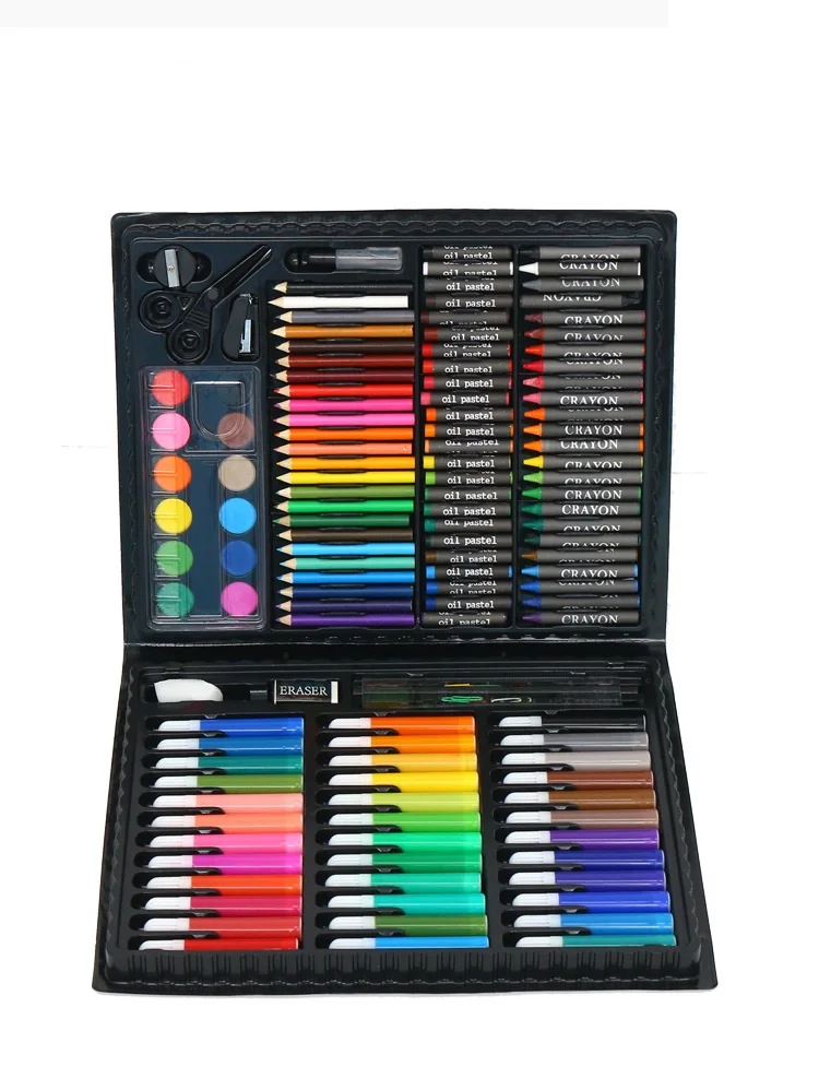 150PCS Professional Paint Rainbow Scratch Sketch Draw Art Creative Set Kit  Crayon,Acrylic,Oil Watercolor Paint Oil Pastel,Pencil - Buy 150PCS  Professional Paint Rainbow Scratch Sketch Draw Art Creative Set Kit Crayon,Acrylic,Oil  Watercolor Paint
