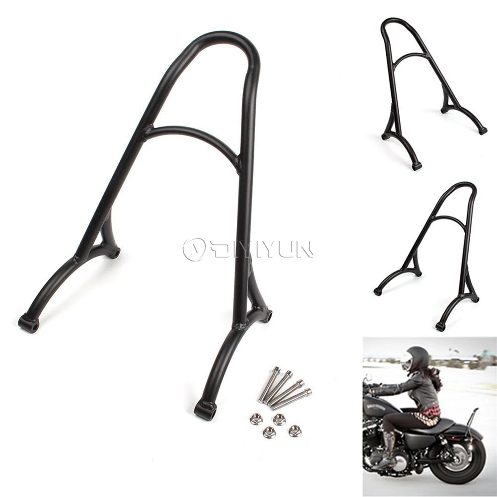 Motorcycle Short Passenger Sissy Bar Backrest Fit For Harley Sportster