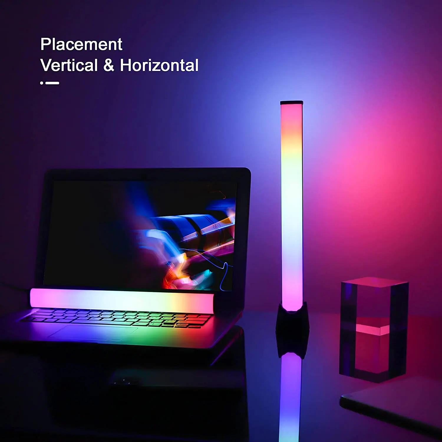 2021 New Tuya Desktop Interior Atmosphere Lamp Voiceactivated Pickup