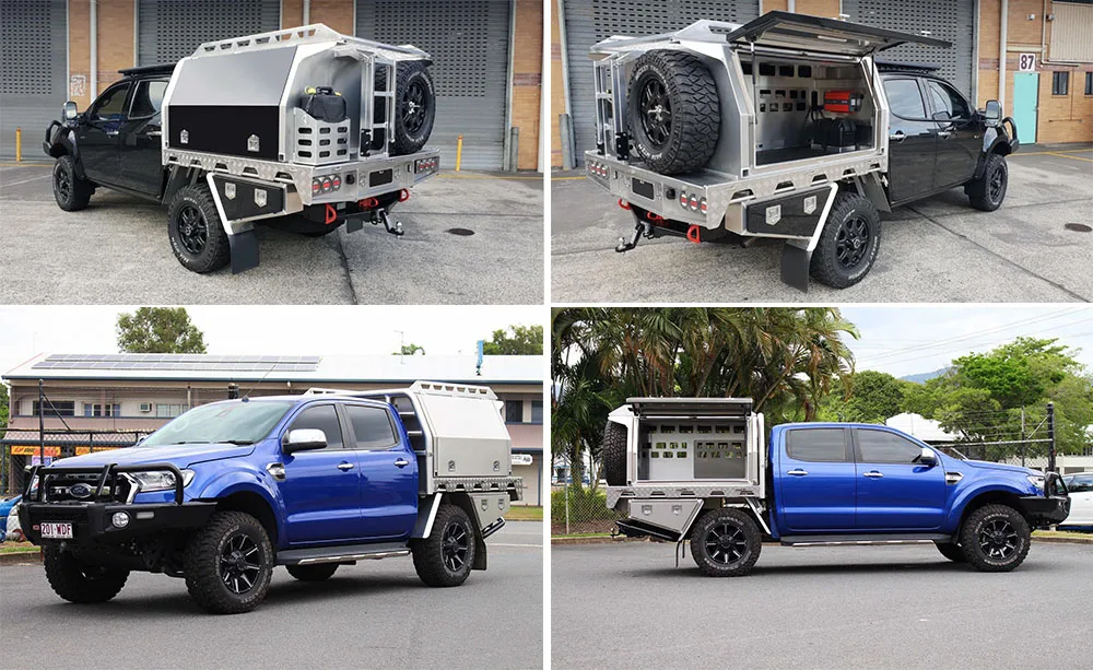 Ecocampor Aluminum Metal 4x4 Ute Canopy Manufacturers