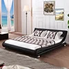 home furniture factory direct sell black modern bedroom furniture double full size used bed frames