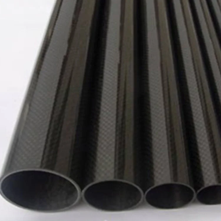Roll Wrapped Fibre 1 x 3k Carbon Fiber Tube OD 15mm x ID 13mm x Length 800mm