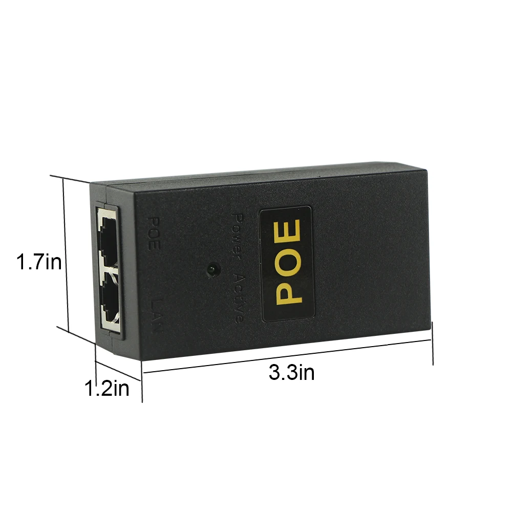 이더넷 Poe 24v 1a 전원 인젝터 802.3af 2 Lan 포트 분배기 12v 802.af 2a 48v 0.5a Poe ...