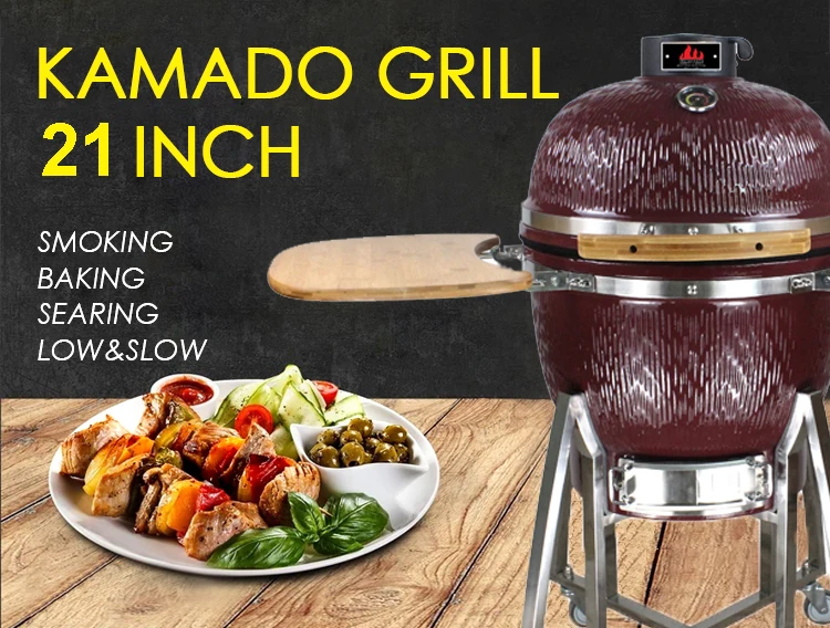 Indoor Kamado Mok Komado Keuken Lighter Kamado Grill Sobremesa Inni