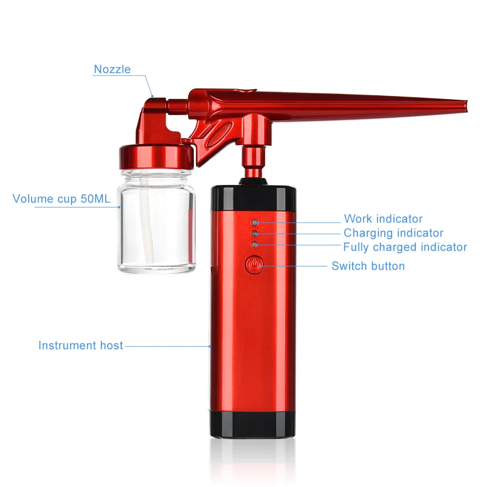 2020 New Style Portable Professional Rechargeable Mini Airbrush With Air Compressor Water Tank.jpg