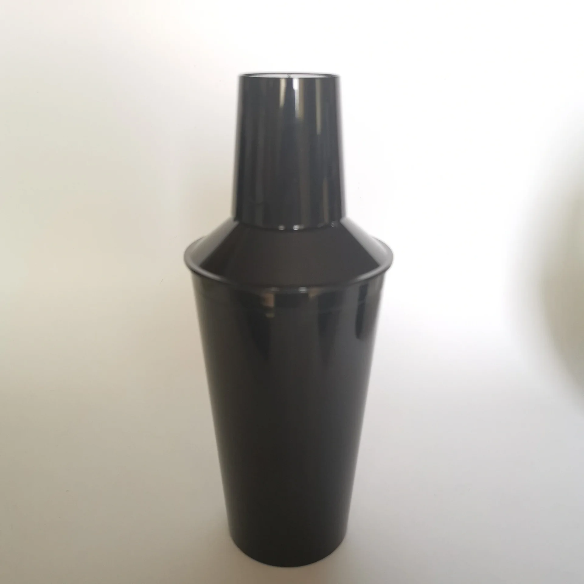 Hot Plastic Acrylic Cocktail Shaker Clear Black Drink Mixer Martini