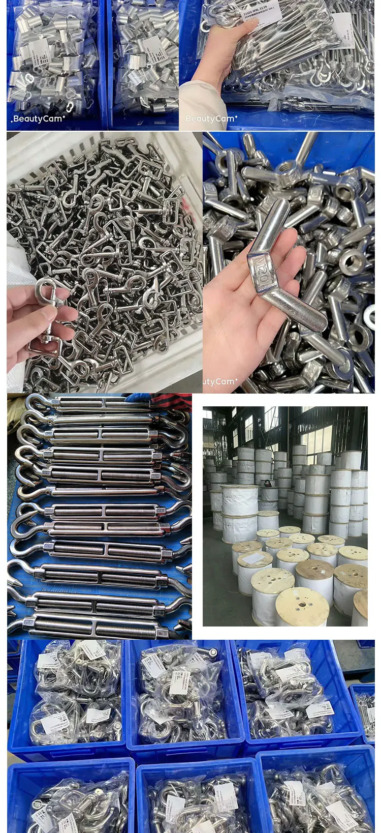 5/8" Type 316, Stainless Steel Cast Wire Rope Clip