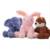 wholesale New wave pattern elephant unicorn monkey doll plush toy 25cm plush toys dropshipping services