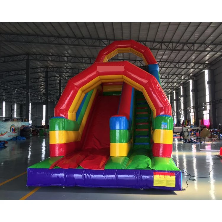 Inflatable dry slide