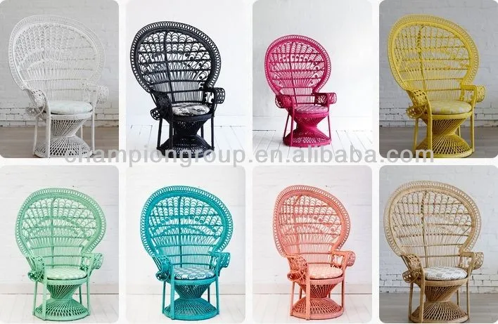 peacock chair plastic
