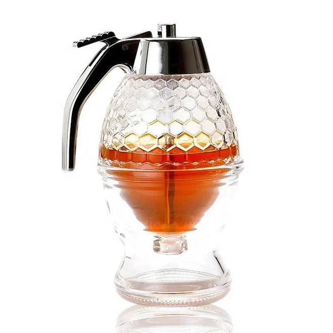 200ml Drip Honey And Syrup Dispenser Portable Juice Bee Storage Pot
