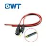 QWT 5.5/2.1mm dc-j22 male 3.5mm power female gold-plated plugs pluggable jack 4 pole connector audio
