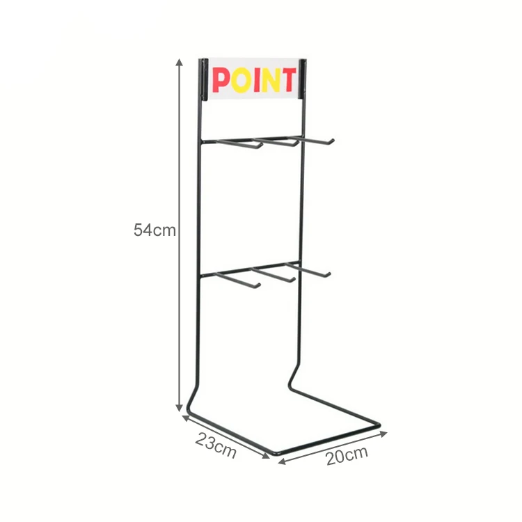 6 Peg White Wire Countertop Rack Metal Display Stand Buy Peg