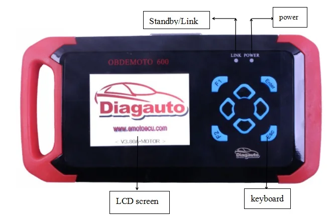 Master Zeus Scanner Motorcycle Universal Diagnostic Scanner Fault Code Reader MST600 Support Most Brands Multi Languages