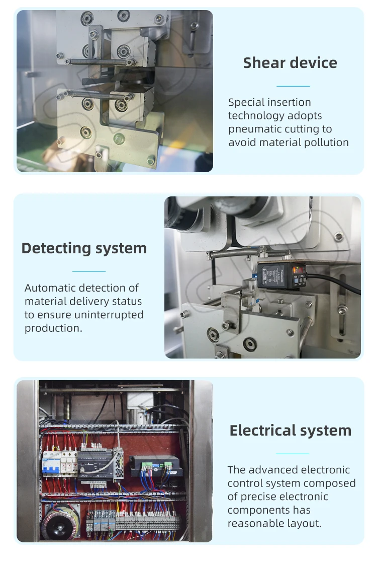 High Frequency Automatic Desiccant Inserting Machine With Easy