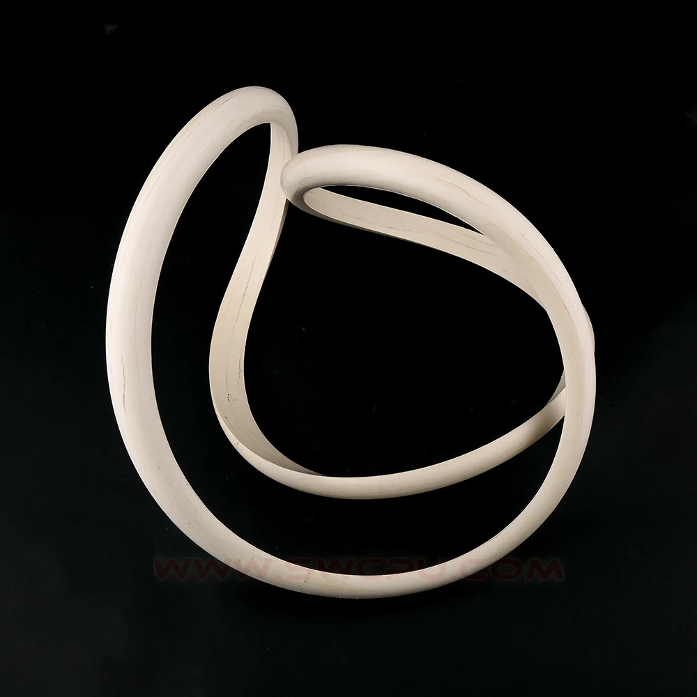 Custom Size Soft Elastic Wide Round Silicone Resistance Rubber Band