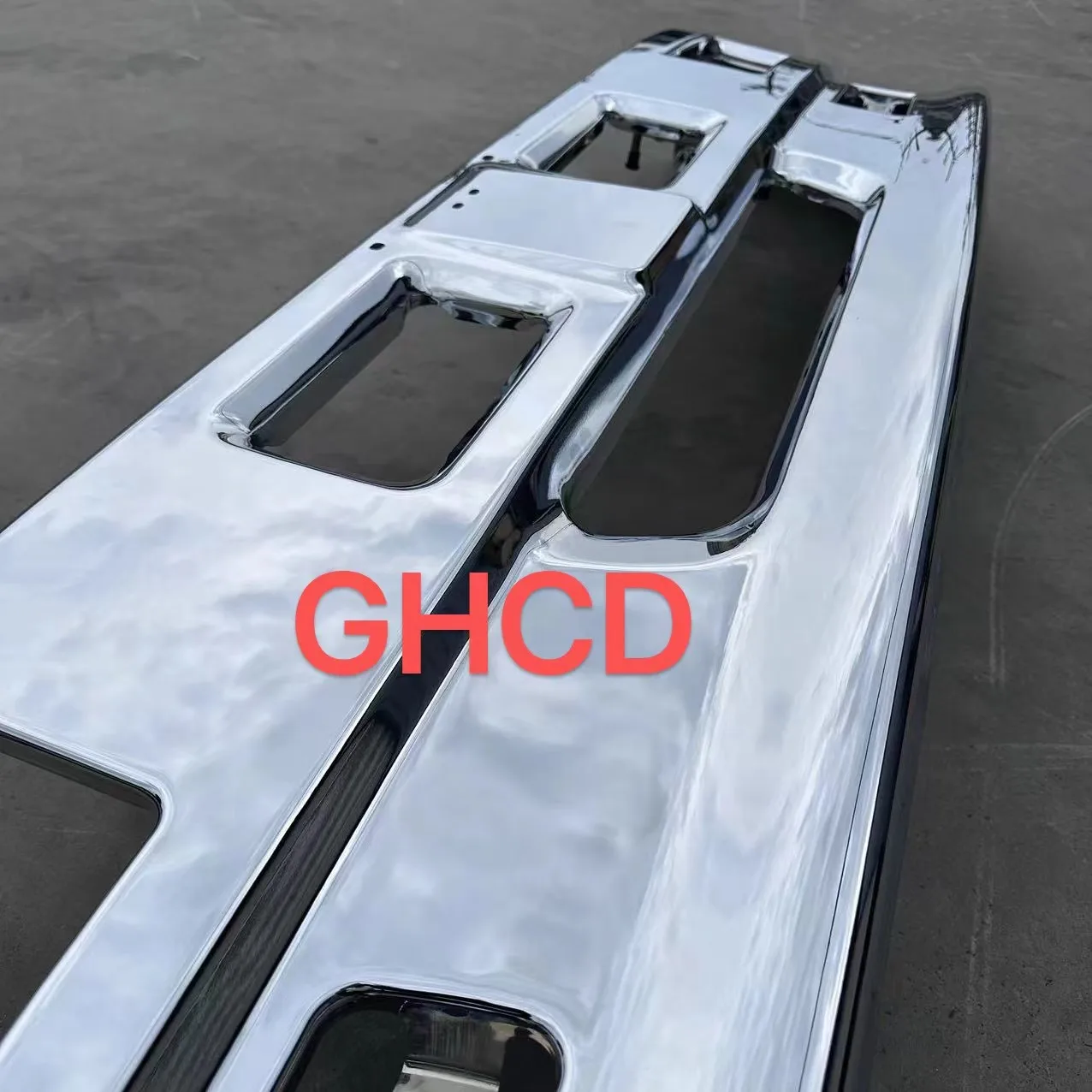 GHCD Hot Prduct/high Quality/factory Price General Chrome-plated Bumper for Japanese Truck Size 1700(1750)and 1900(1950) factory