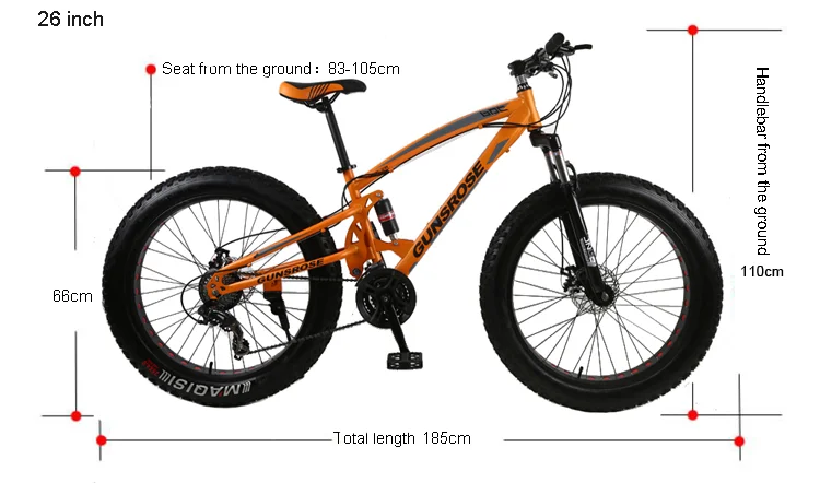 2019 Fat Bike 26inch With Cheapest Prices / Oem Service Fat Bike Quad