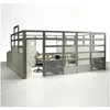 Soundproof glass office modular partition wall for working