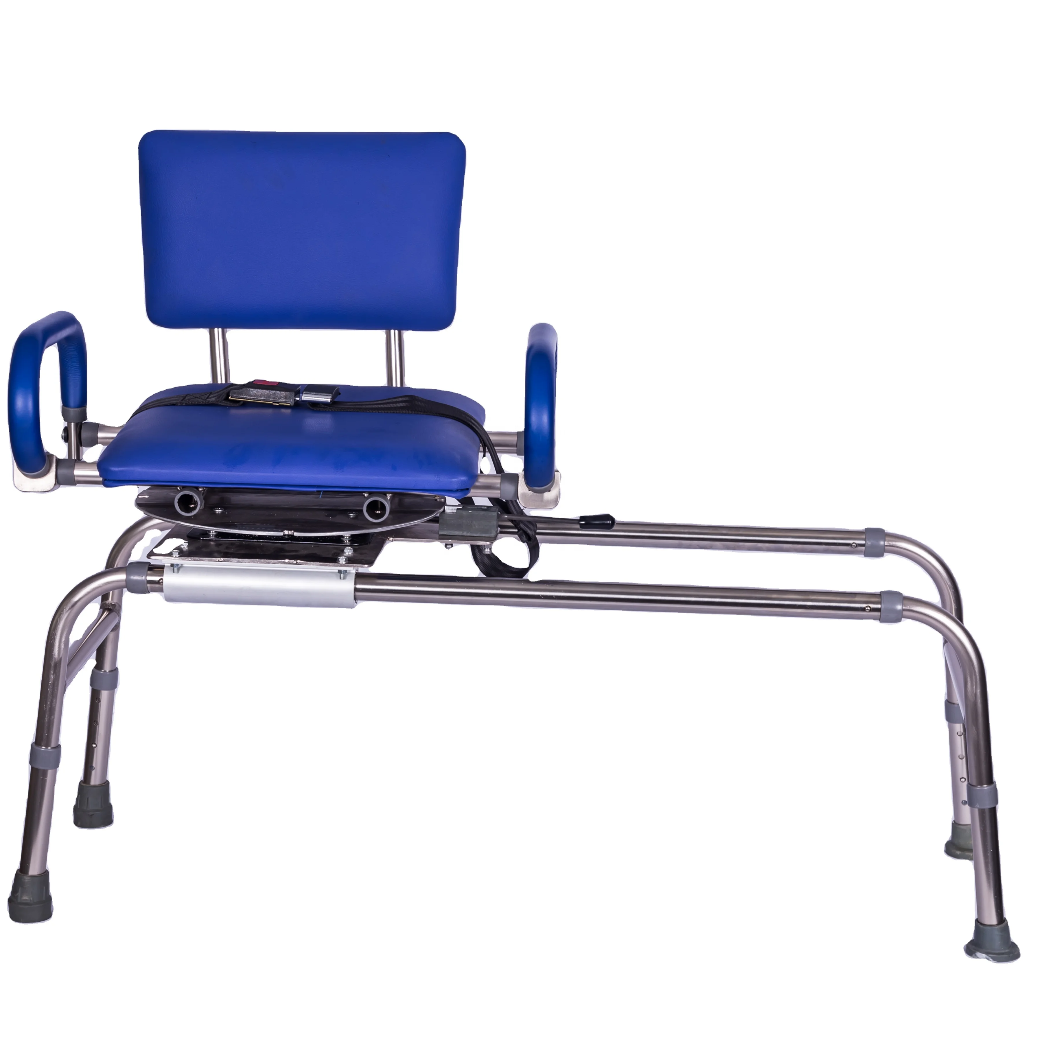 New Aluminum Comfortable Swivel Shower Chair Seat With Back Armrest Suitable For Elderly And Disabled manufacture