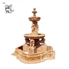 chinese hand carved new design decorative large outdoor garden marble lady water fountain with lion MFED-01