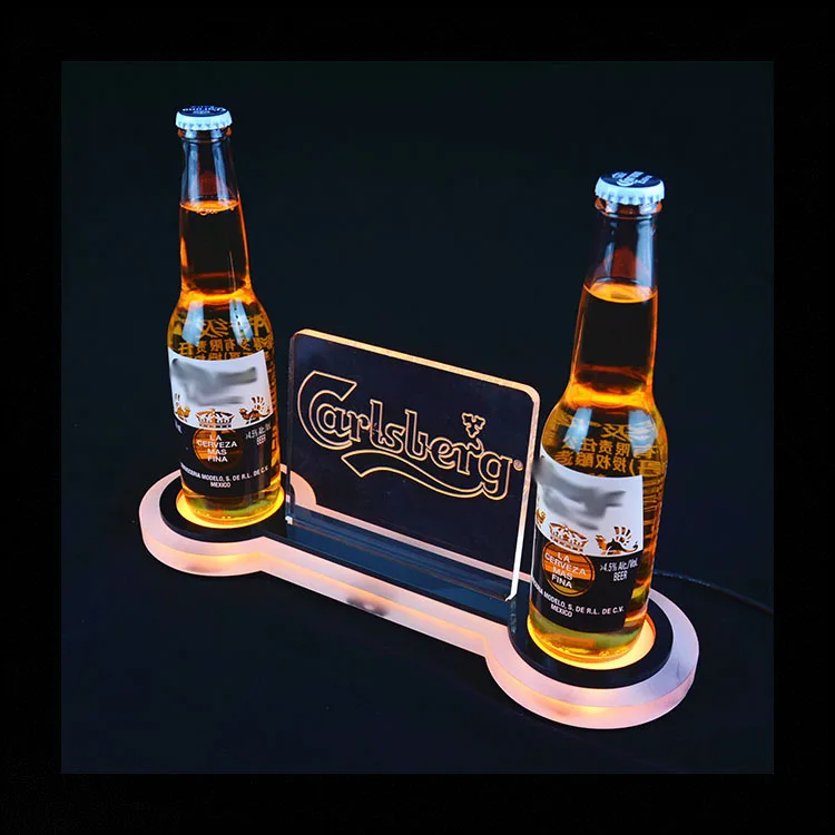 Clear Movable Plastic Beverage Rack Postcard Shelf Acrylic Drinks