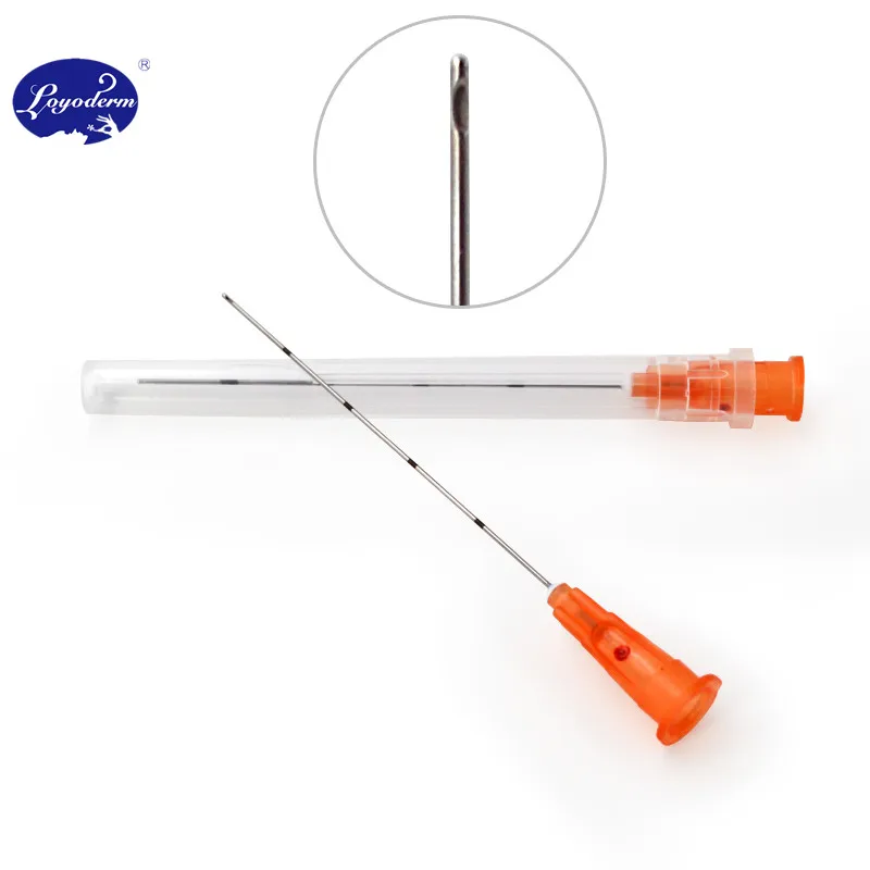 Канюли для контурной пластики отзывы фото 25g 50mm Disposable Ha Haluronic Acid Injection Micro Blunt Cannula Tip Needle -