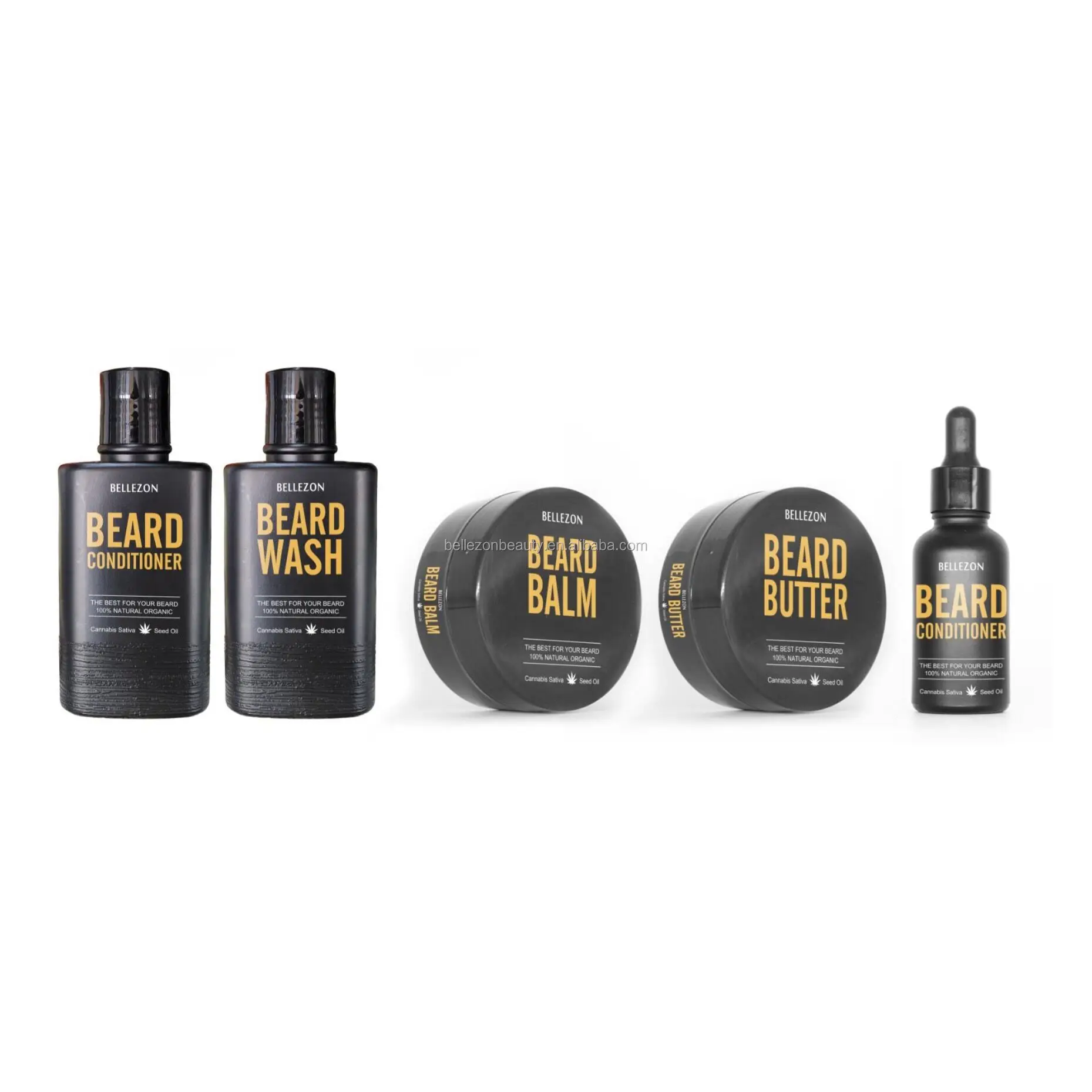 Luxfume Private Label Mens Beard Grooming Kit With Oil Balm Conditioner