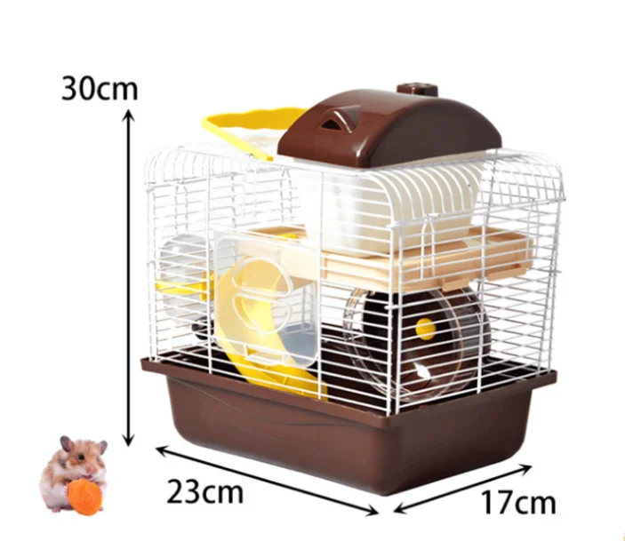 Luxury Double Layers Hamster Cage Syrian Hamster Castle Cage Factory