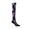 Sexy ladies leather fabric Sexy Over The Knee High Heels Christmas Winter Women Thigh High Boots