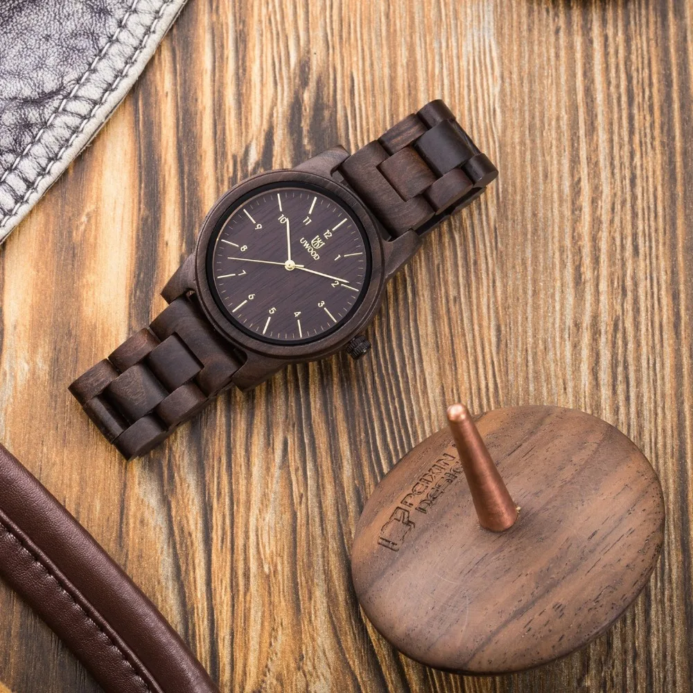wood style watches