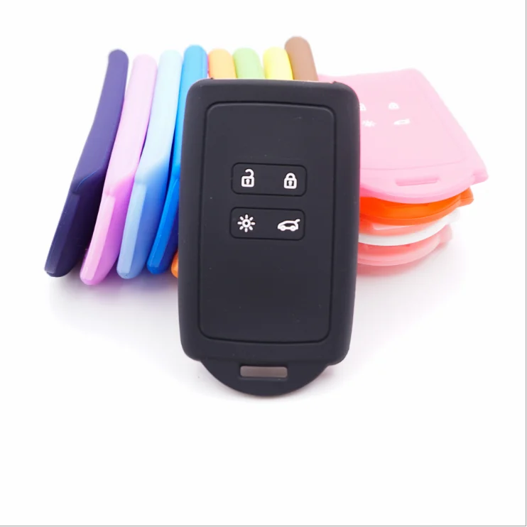 Silicone Rubber Car Key Case Cover For Renault Koleos Kadjar Arkana