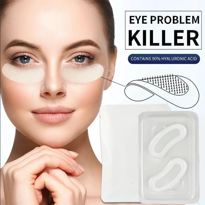 New Arrival D Hyaluronic Acid Soluble Microneedling Eye Patch Anti