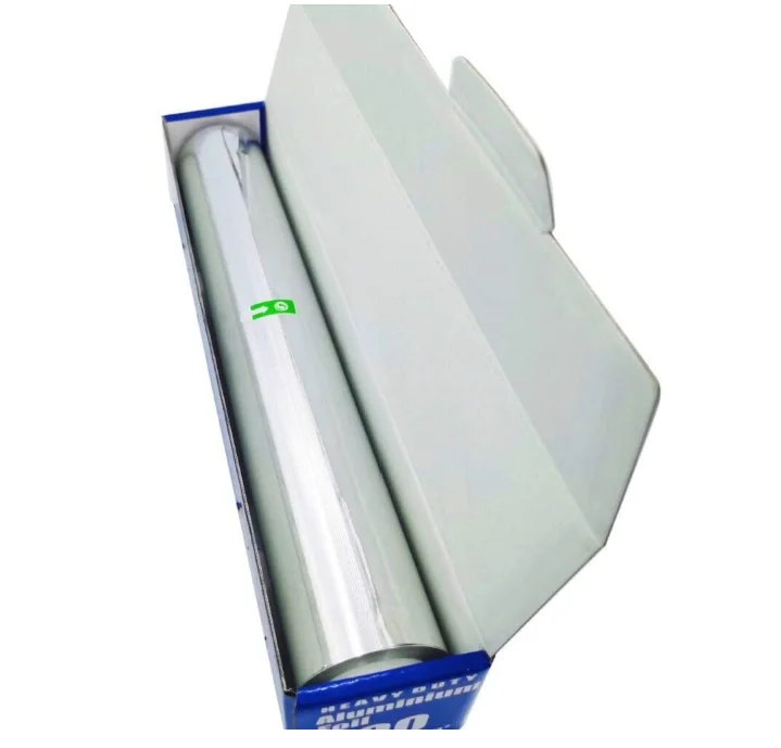  Rollo de papel de aluminio ultra grueso y resistente para el  hogar (rollo de 12 pulgadas x 300 pies cuadrados) con caja de corte  corrugado resistente, envoltura de papel de aluminio