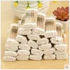 N382 30 Pcs/bag Double Head Cotton Swab Women Makeup Bamboo Cotton Buds Tip for Medical Wood Sticks Cotton Swab