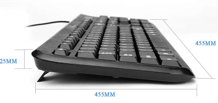 Standard Size 104 Keys Keyboard Mouse Combo 2.4G Wireless Mouse keyboard Kits