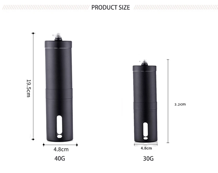  Coffee Grinder Mini Stainless Steel Hand Manual Handmade Coffee Bean Burr Grinders Mill Kitchen Tool Crocus Grinders