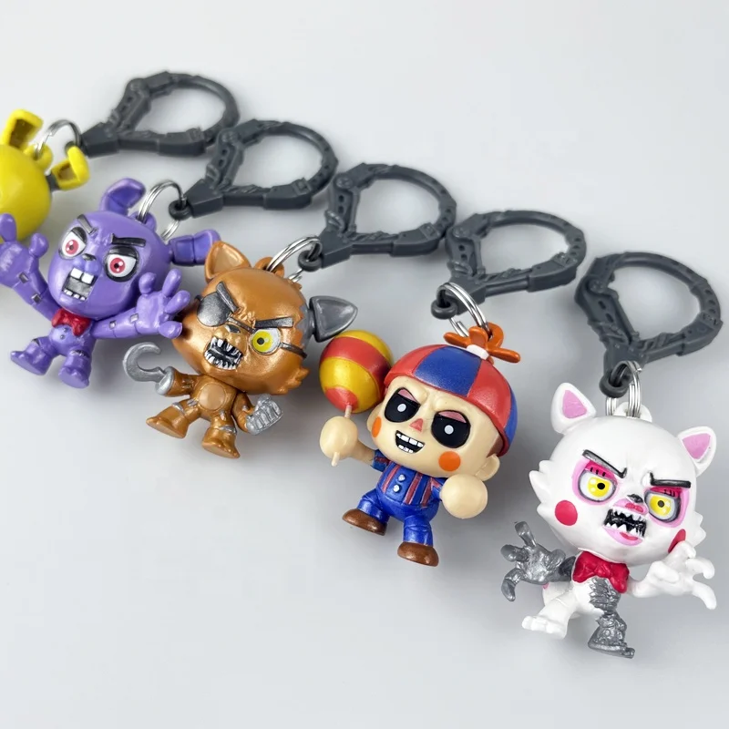 Custom PVC FNAF Keychain Figurines - Five Nights at Freddy's 3D