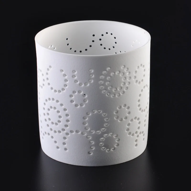 Hollow out Ceramic Candle Holder with Multi Pattern Wholesales