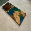 Live edge Resin inlay top epoxy inlay table epoxy resin wood table