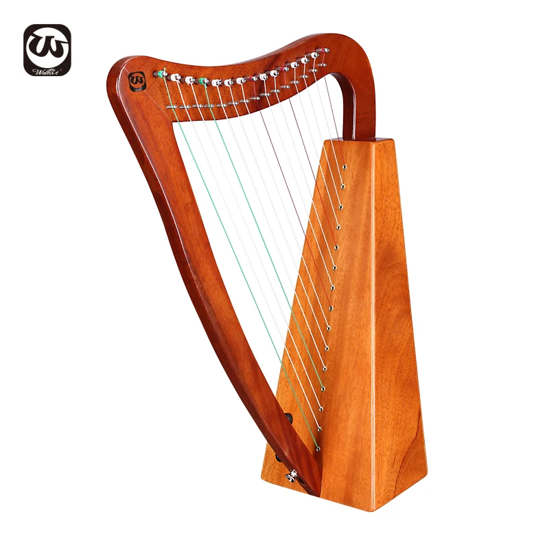 Wholesale Professional 15 Strings Eq Lyre Harp,Eq Lever Harp With