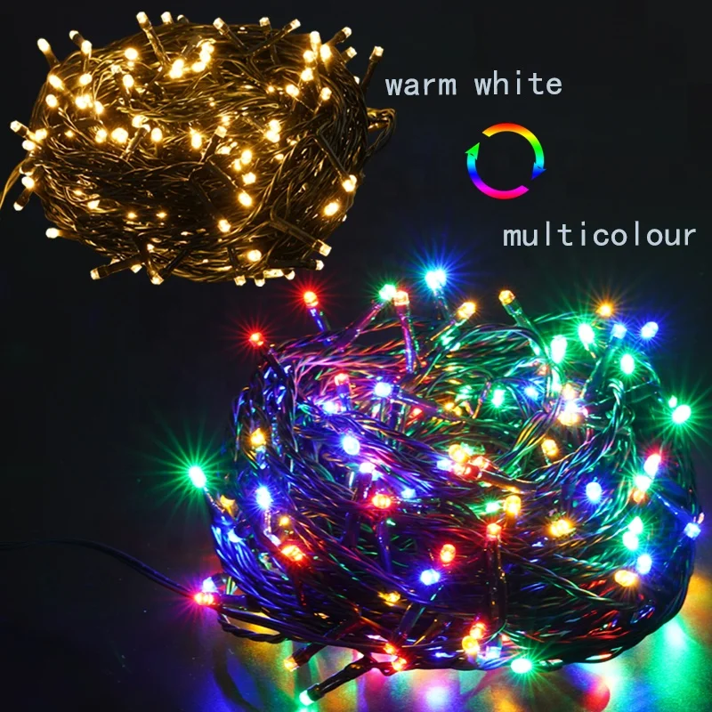 Christmas outdoor warm white multi color changing led rope string light for holiday decoration