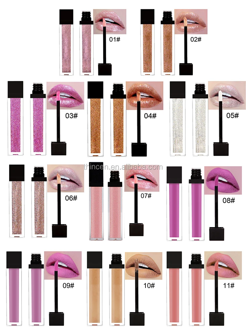 Private Label Nude Vegan Lip Gloss Luxury Custom Shiny Glitter Lip Gloss Lipgloss
