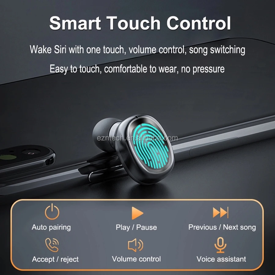 TWS B9 Stereo Headphone Foldable Tube Matte Metal Texture Mini TWS 5.0 Earphone Headset True Wireless Earbuds - ANKUX.COM