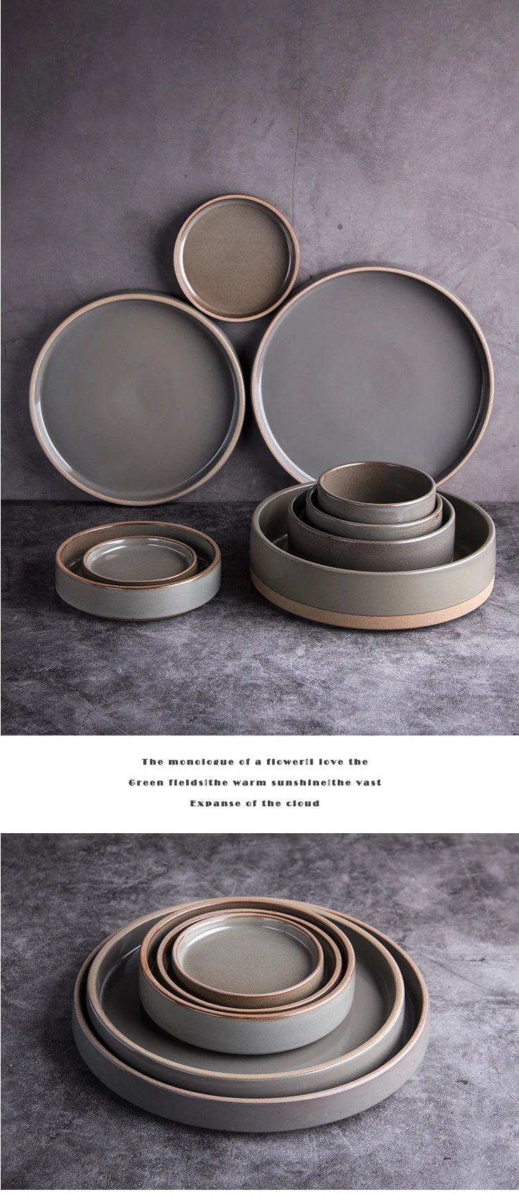 Personal Diner Plate Creative Plate Set Dinnerware Sets Porcelain Korean Style Bowl Mug Of 4