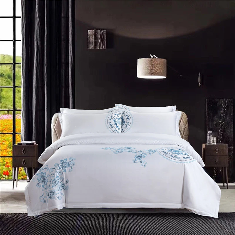 Percale Wholesale Luxury Dubai Hotel Bed Linens Egyptian Cotton Satin